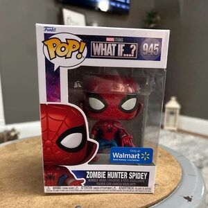 Marvel Pop Zombie Hunter Spidey Figure - Red and Blue